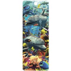 3D könyvjelző- Delfinek