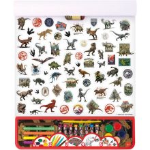 Jurassic World kreatív színező készlet - 5 az 1-ben - Giga Block