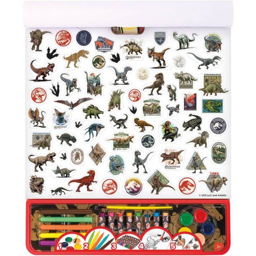 Jurassic World kreatív színező készlet - 5 az 1-ben - Giga Block