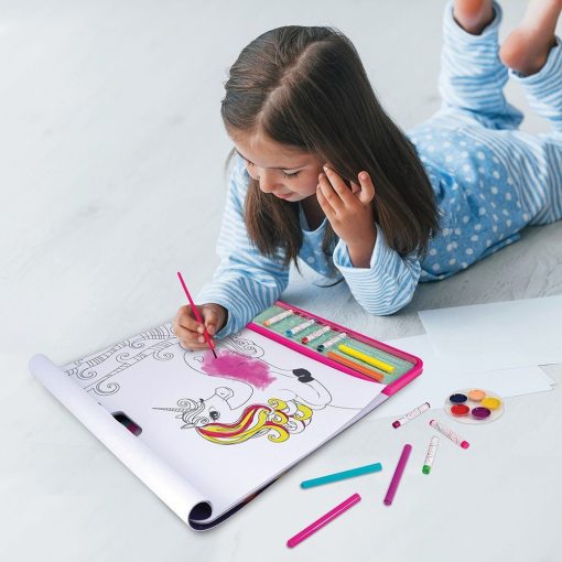 Unikornis kreatív színező készlet - 5 az 1-ben - Giga Block