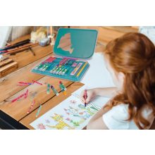 Színező készlet bőröndben - Gabby