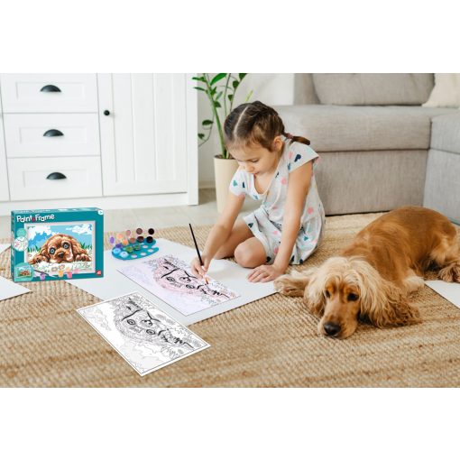 Festés szám szerint - Kutyus - Paint & Frame