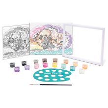 Festés szám szerint - Kutya-cica barátság - Paint & Frame