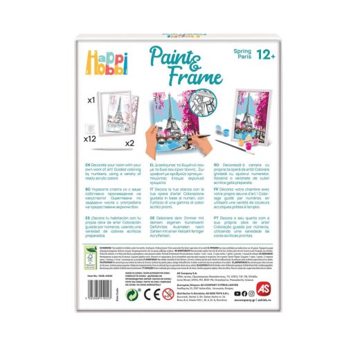 Párizs festőkészlet kerettel - Paint & Frame