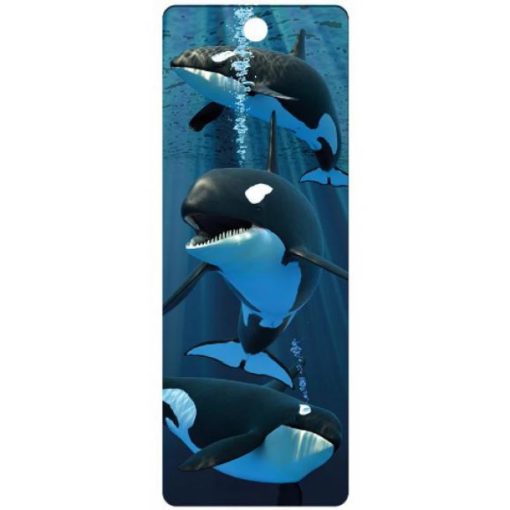3D könyvjelző- Kardszárnyú delfin