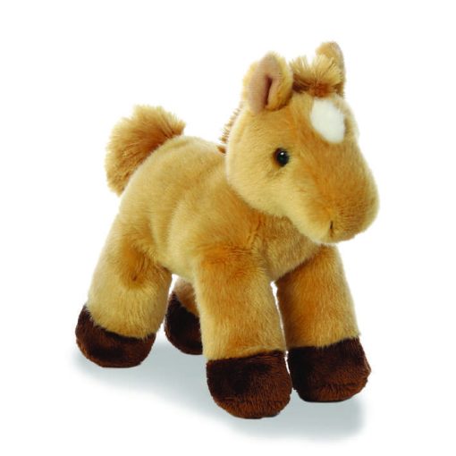 Barna ló - Mini Flopsies plüssállat