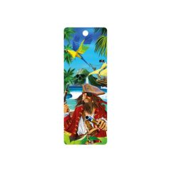 3D könyvjelző-Kalóz sziget