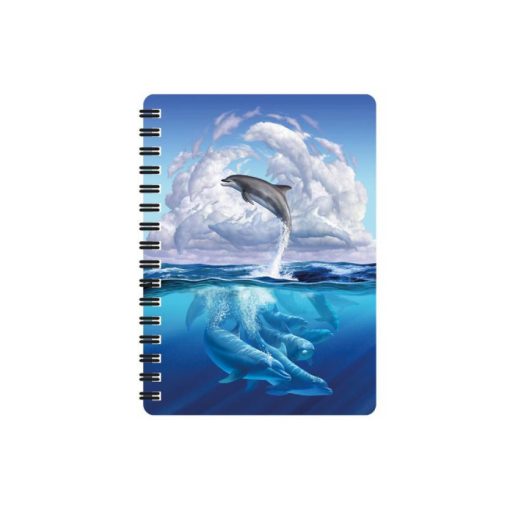 Delfin szimfónia - A6-os notesz, 3D-s borítóval