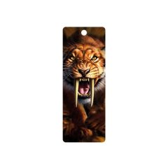 3D könyvjelző- Vad fogak