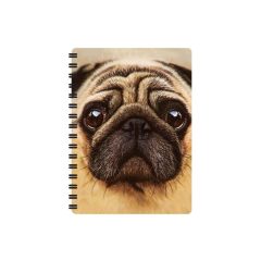 A6-os notesz, 3D-s borítóval - Mopsz