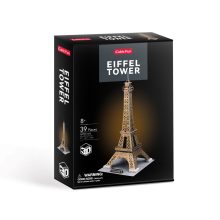 3D puzzle: Eiffel torony CubicFun 3D híres épület makettek
