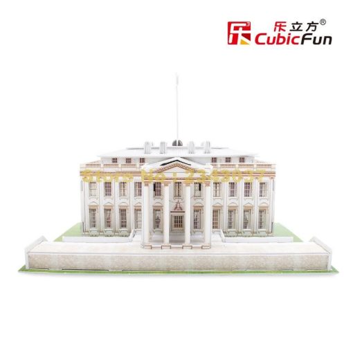 3D puzzle: Fehér Ház (USA) Cubicfun 3D épület makettek