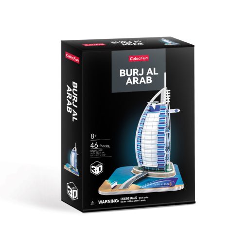 3D puzzle: Burdzs Al Arab CubicFun 3D épület makettek