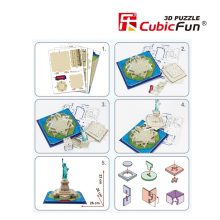 3D puzzle: Szabadságszobor (USA) CubicFun 3D híres épület makett