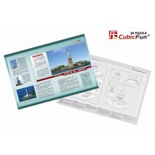 3D puzzle: Szabadságszobor (USA) CubicFun 3D híres épület makett