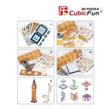 3D puzzle: Big Ben CubicFun épület makettek