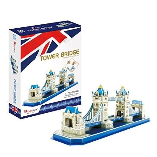 3D puzzle: Tower Bridge CubicFun 3D híres épület makettek