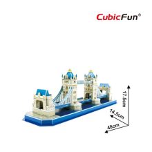 3D puzzle: Tower Bridge CubicFun 3D híres épület makettek