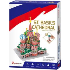   3D puzzle: Boldog Vazul-székesegyház CubicFun 3D híres épületek