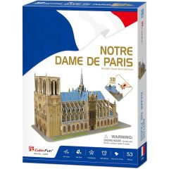 3D puzzle: párizsi Notre Dame CubicFun 3D épület makettek