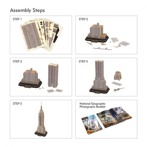 3D puzzle: Empire State Building - National Geographic