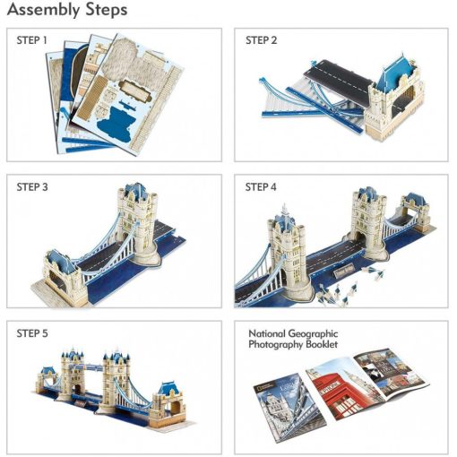 3D puzzle: Tower Bridge - London - National Geographic