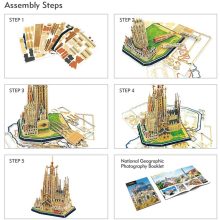3D puzzle: Sagrada Familia - Barcelona - National Geographic