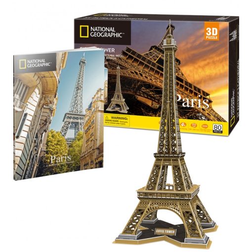 3D puzzle: Eiffel torony- National Geographic