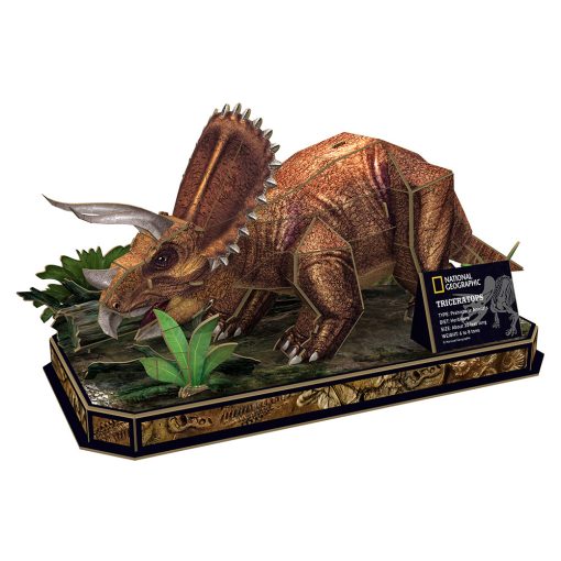 3D puzzle: Triceratopsz - National Geographic