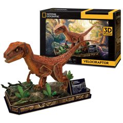 3D puzzle: Velociraptor - National Geographic