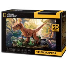 3D puzzle: Velociraptor - National Geographic