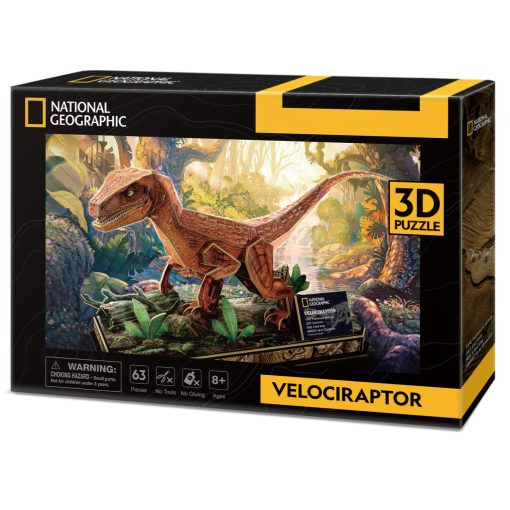 3D puzzle: Velociraptor - National Geographic
