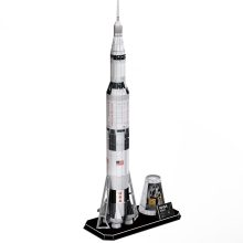 3D puzzle: Apollo Saturn V holdrakéta CubicFun jármű makettek