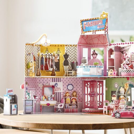 3D puzzle: Szupersztár divatközpont - cubicfun