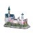   3d LED világítós puzzle: Neuschwanstein Kastély Cubicfun 3D épület makettek