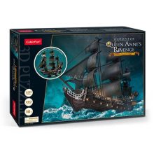 3d LED világítós puzzle: Anna királynő bosszúja - Queen Anne's Revenge