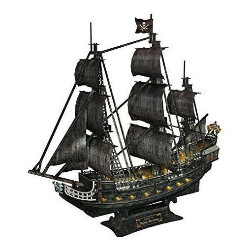3d LED világítós puzzle: Anna királynő bosszúja - Queen Anne's Revenge