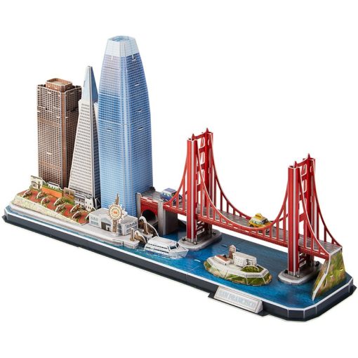 3d LED világítós puzzle: CityLine San Francisco