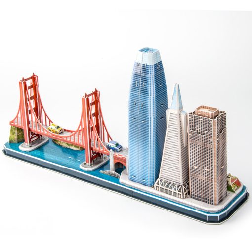 3d LED világítós puzzle: CityLine San Francisco