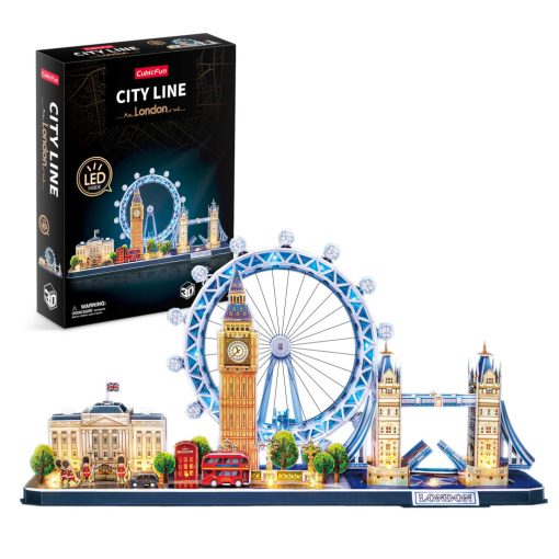3d LED világítós puzzle: CityLine London
