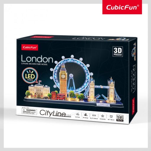 3d LED világítós puzzle: CityLine London