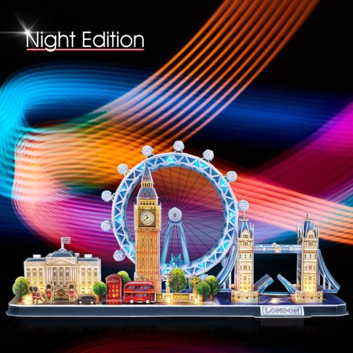 3d LED világítós puzzle: CityLine London