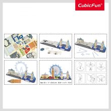 3d LED világítós puzzle: CityLine London
