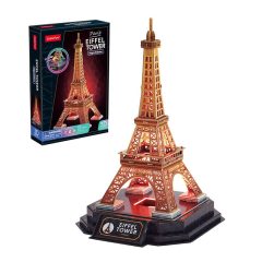 3d LED lighting puzzle: Eiffel tower