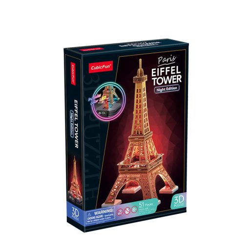 3d LED világítós puzzle: Eiffel torony
