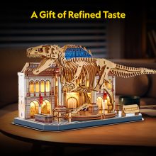 3d LED világítós puzzle: Tirannosaurus Rex