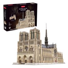  3D profi puzzle: Notre Dame de Paris CubicFun 3D épület makettek