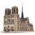    3D profi puzzle: Notre Dame de Paris CubicFun 3D épület makettek