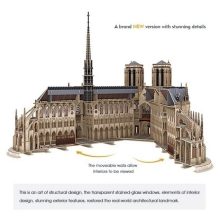  3D profi puzzle: Notre Dame de Paris CubicFun 3D épület makettek