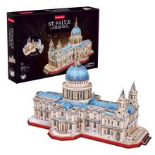 3d profi puzzle: Szent Pál katedrális (UK) CubicFun 3D híres épület makett Cubic Fun
